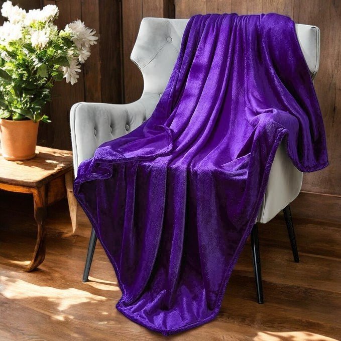 Ćebe Soft One 150x200cm Dark Purple