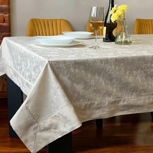 Stolnjak Gizem Svetlo Krem boja 160x300cm