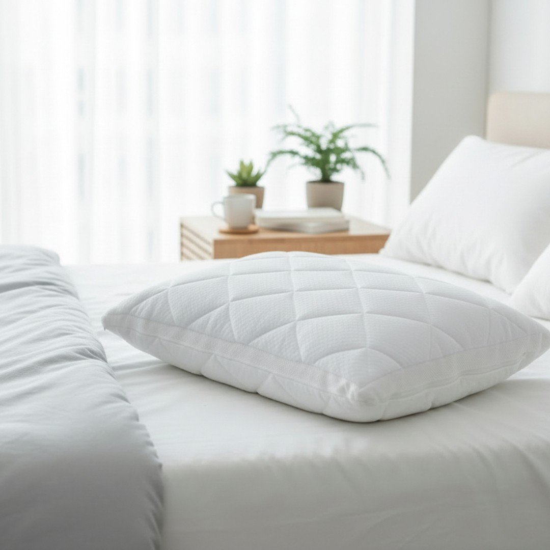 Jastuk sa seckanom memorijskom penom 50x70cm Sand