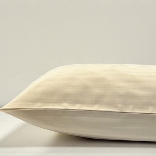 Jastučnica 50x70cm 100% Damast Saten Linija Krem boja