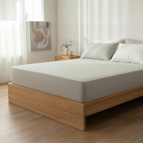 Čaršav Flanel 140x200cm+25cm Tamno siva boja