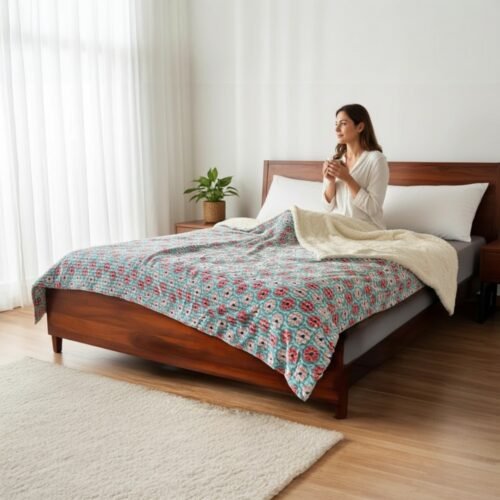 Ćebe 200x200cm Dva lica A7 Dezen
