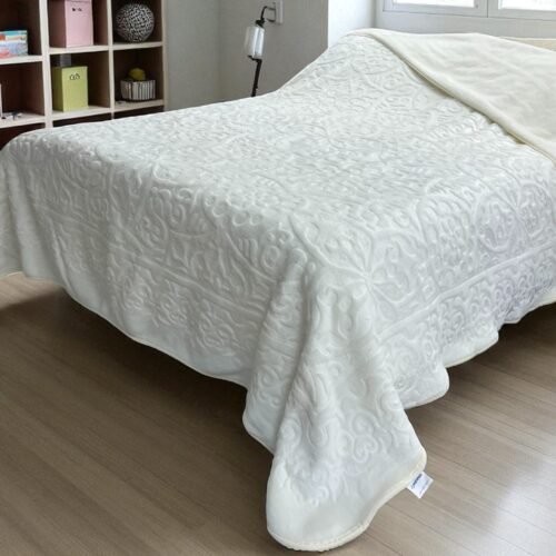 Ćebe Merinos 220x240cm A14 Etno Prljavo bela boja