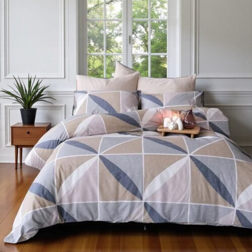 Komplet set posteljina Cotton 200x220cm Diamon Olive- Francuski ležaj