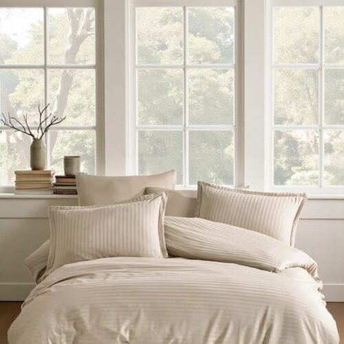 Set od satena-Posteljina 160x220cm Bej