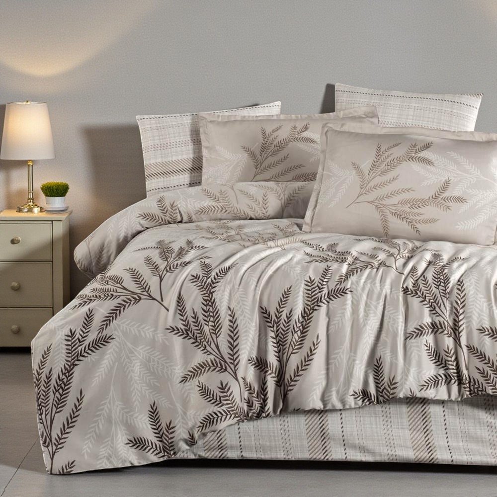 Clasy Deluxe – Saten posteljina za bračni krevet 200x220 Alisa V1