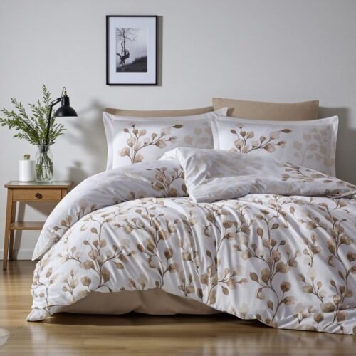 Clasy Deluxe – Saten posteljina za bračni krevet 200x220 Puha V1