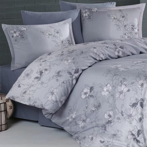 Clasy Deluxe – Saten posteljina za bračni krevet 200x220 Sindarin