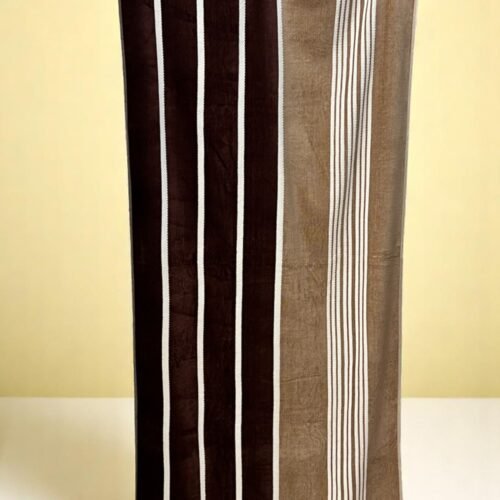 Plažni peškir "Coffee Stripes" – 83x180 cm