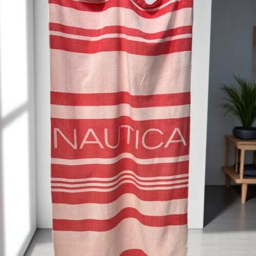 Plažni peškir "Nautica Pink" – 92x172 cm | 100% Pamuk
