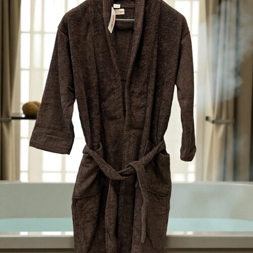 Bade Mantil Frotir - M veličina Model D Braon boja