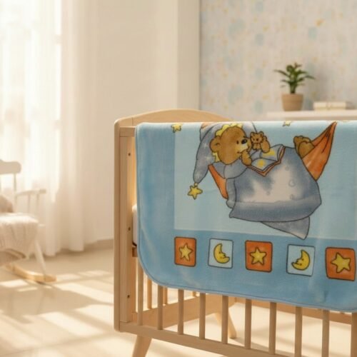 Bebi ćebe Sweet Winnie -100x120cm Blue color