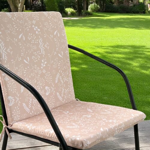 Dvodelni podmetač za stolice 49x101x4cm Bež boja