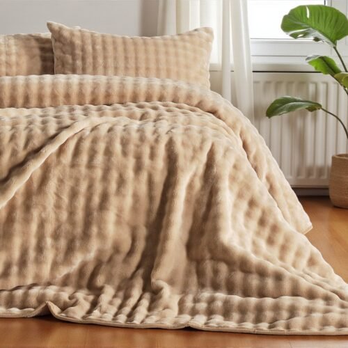 Ćebe Harmony 220x240cm Krem boja