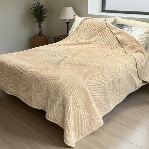 Ćebe Merinos 220x160cm A4 List Krem boja