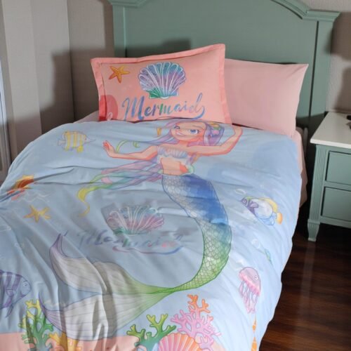 Dečija posteljina DREAM – 100% pamuk Dezen Mermaid