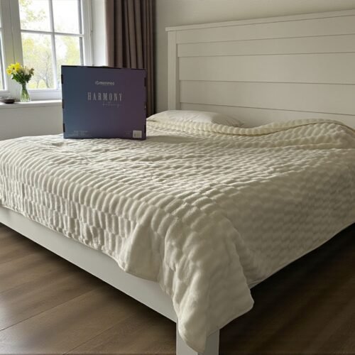 Ćebe Harmony Glat 220x240cm Prljavo bela boja