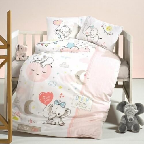 Bebi posteljina od 100% pamuka - Sweet Dreams - savršena udobnost za miran san