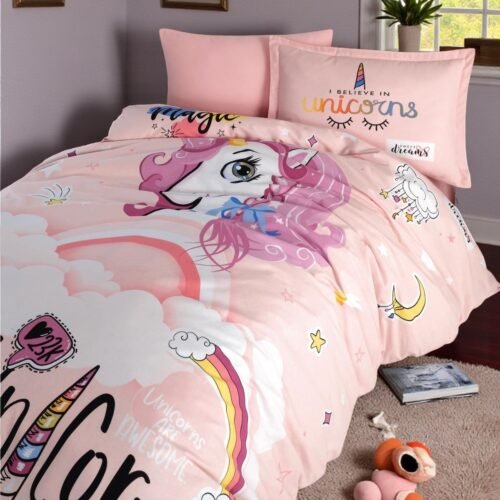Dečija posteljina DREAM – 100% pamuk Dezen Unicorn