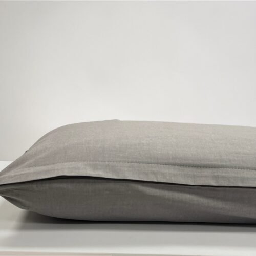 Jastučnica Tamna Siva boja 40x60cm 100% pamuk Dezen Glat