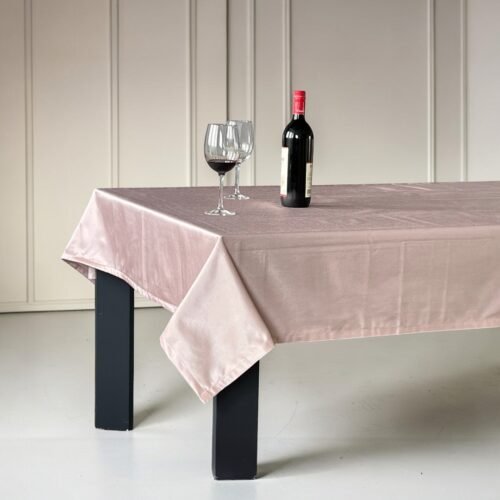 Stolnjak " Damast Glat " - 150x160cm  Roze boja