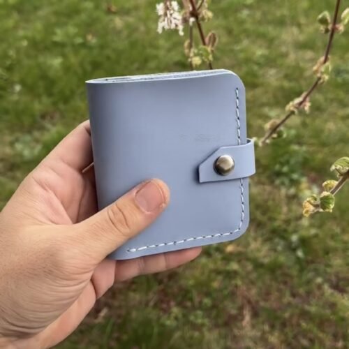 Kožni novčanik DS PRO 6 Ice blue NV216-10