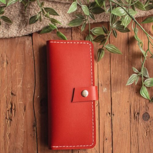 Kožni novčanik LONG WALLET V2 Red NV216-14