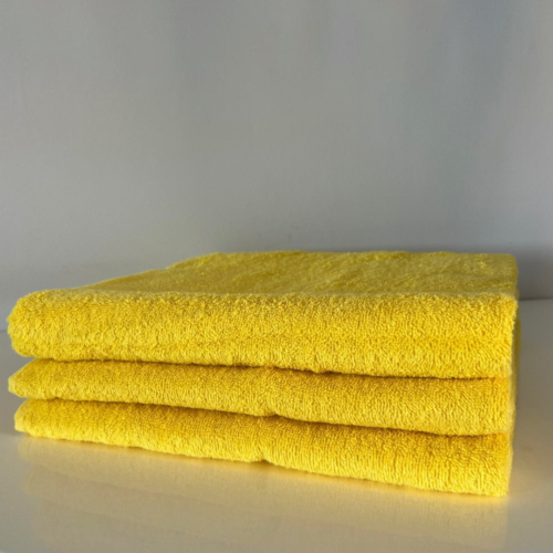 Peškir Indy 70x130 Glat 400g/m2 Žuti