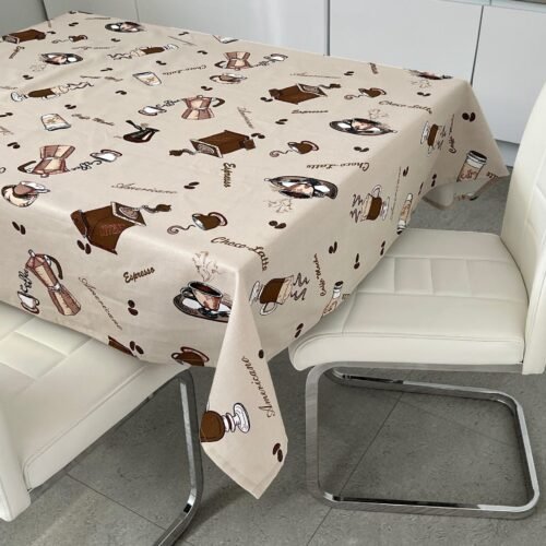 Stolnjak 150x150cm Dezen Choco-Latte