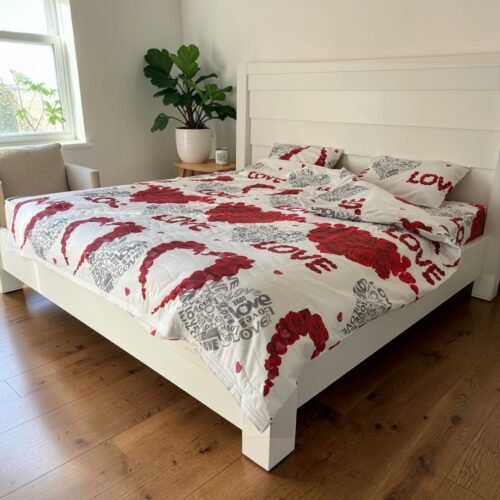 Komplet posteljina sa štepanom navlakom 200x220cm D24