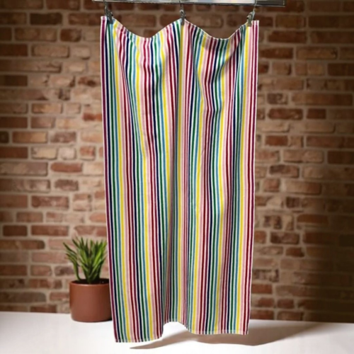 Plažni peškir „Rainbow Lines“ – 172x95 cm | 100% Pamuk