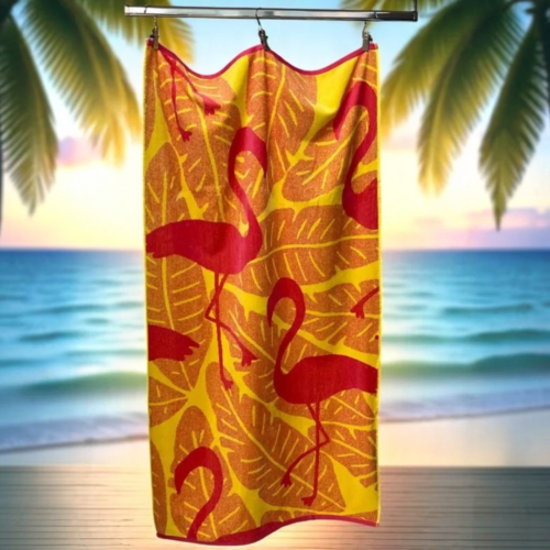 Plažni peškir „Flamingo Tropic New“ – 94x168 cm