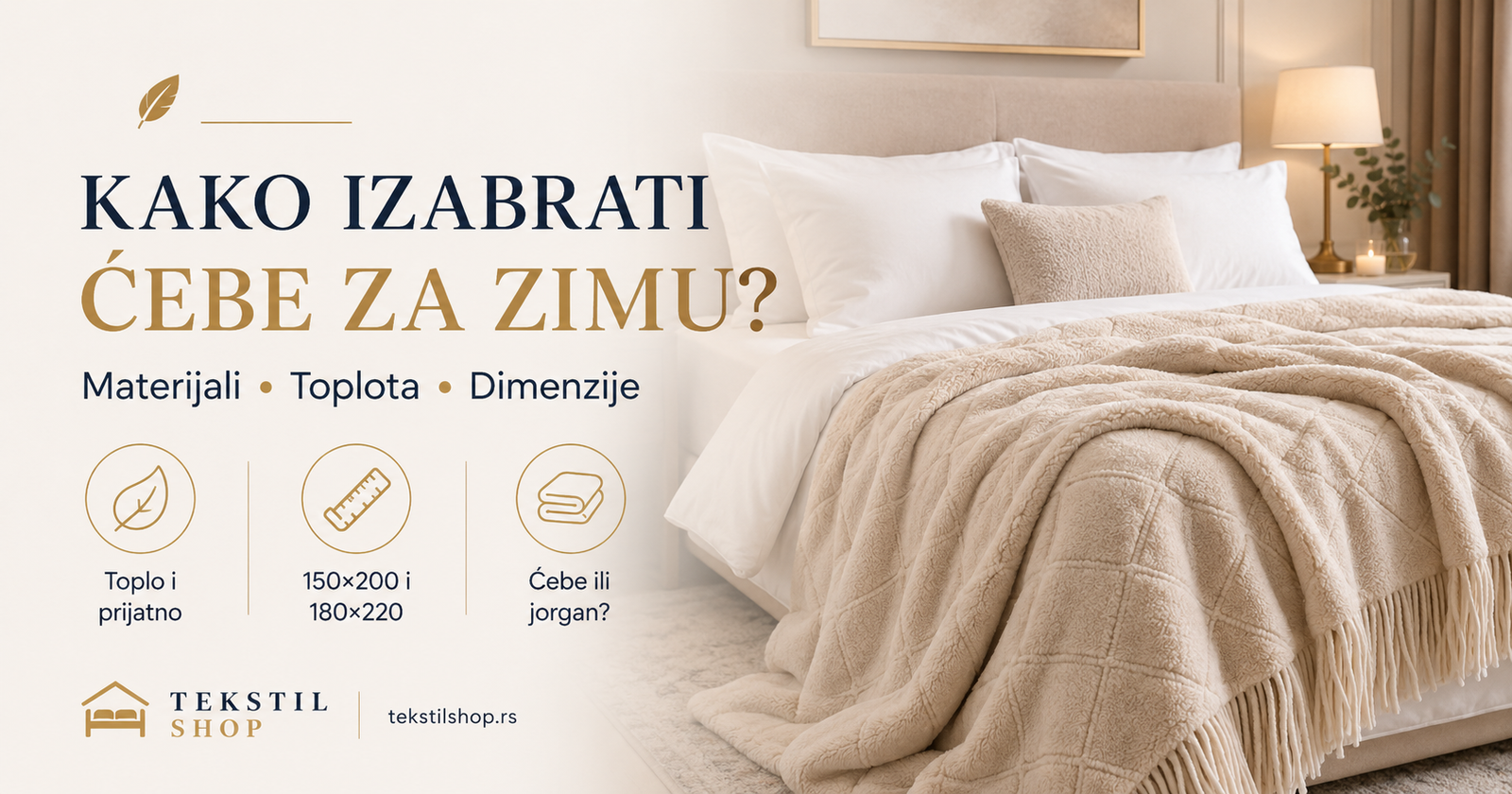 Kako izabrati ćebe za zimu? Materijali, toplota i dimenzije – kompletan vodič