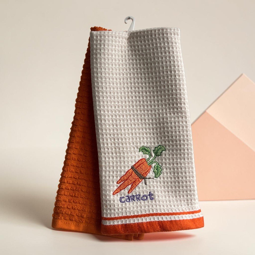 Set kuhinjskih krpa 40x60cm Wafle - Carrot