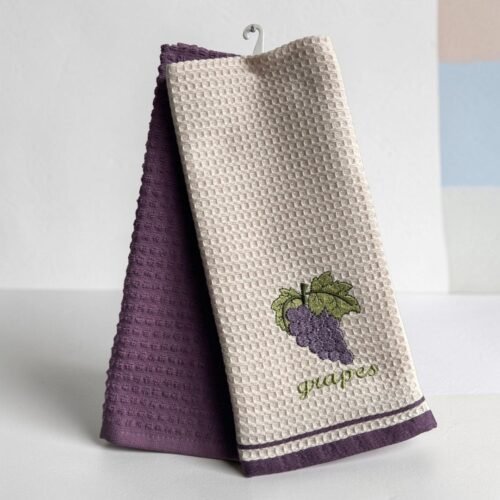 Set kuhinjskih krpa 40x60cm Wafle - Grape