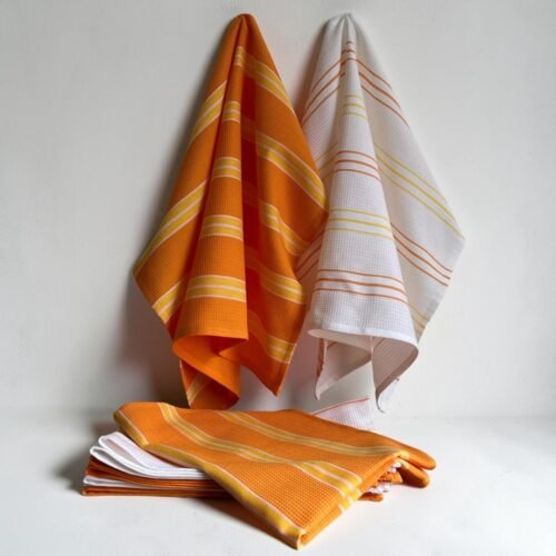 Set kuhinjskih krpa - Dve krpe 50x70cm - Orange set