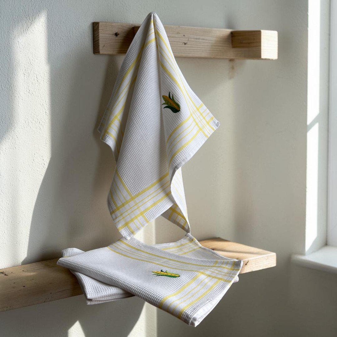 Kuhinjska krpa 45x65cm - Kukuruz - Waffel vez model
