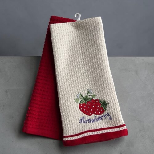 Set kuhinjskih krpa 40x60cm Wafle - Jagoda