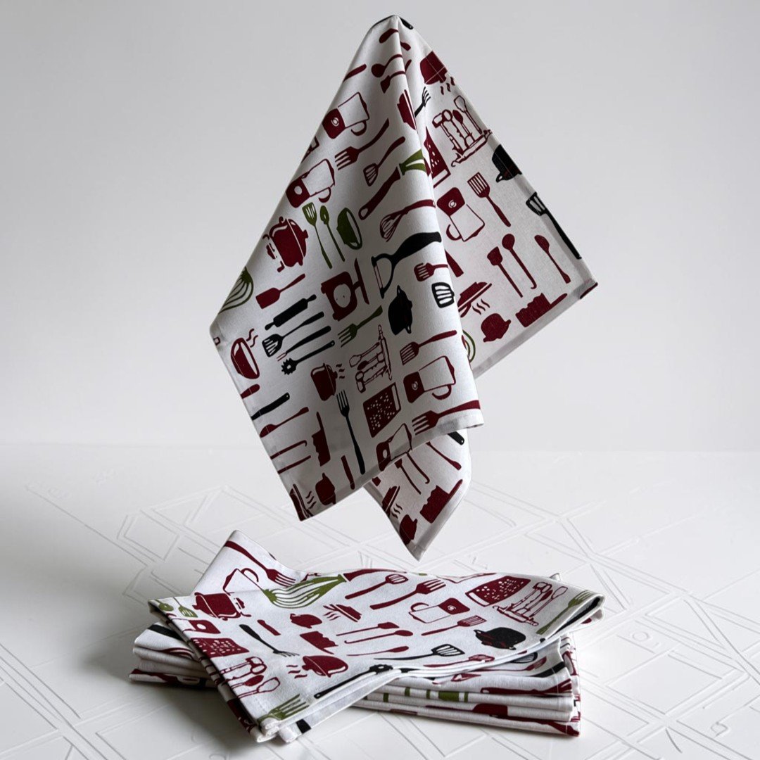 Kuhinjska krpa 45x70cm - Dinner set - Printed model