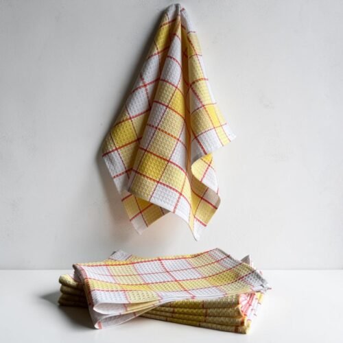 Kuhinjska krpa 45x65cm - Waffel - Žuta boja
