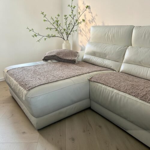Prekrivač set - Handmade Svetlo braon boja