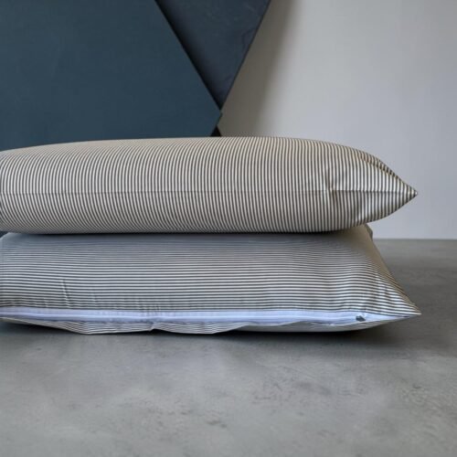 Jastučnica Tamna Siva boja 40x80cm 100% pamuk Dezen Horizon
